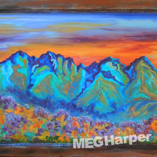 Custom Landscape Painting_Mountains_4 Peaks 4 Pleasure