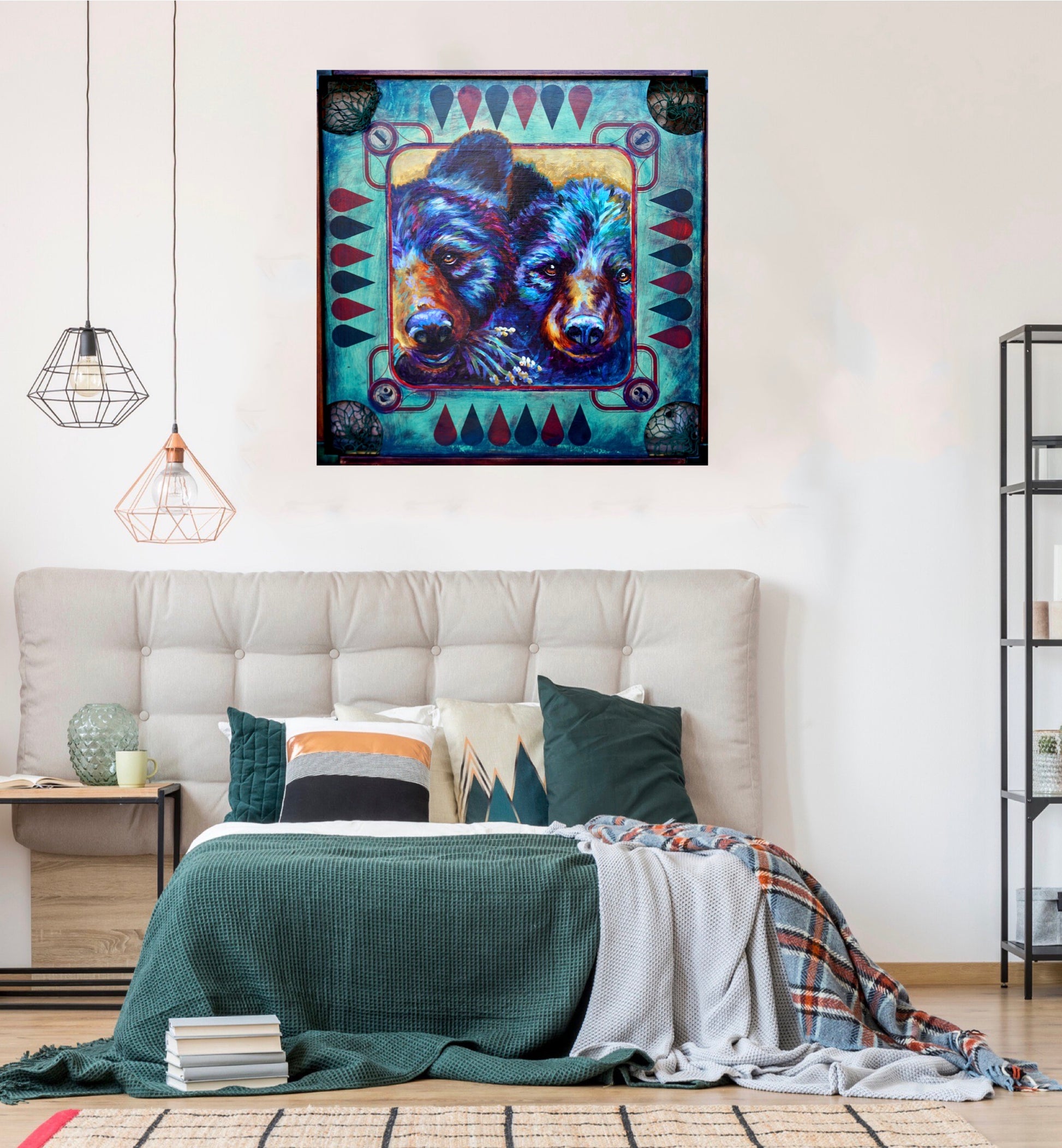 Custom Animal Painting_Bear_Care Bears
