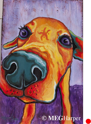 Custom Pet Portrait_Dog_Can I Play