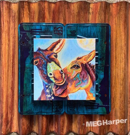 Custom Animal Painting_Tile Print_Bet Yer Ass She's Mine
