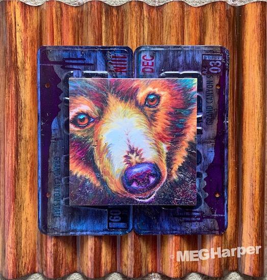 Custom Animal Painting_Tile Print_Embrace Your Divine Strength