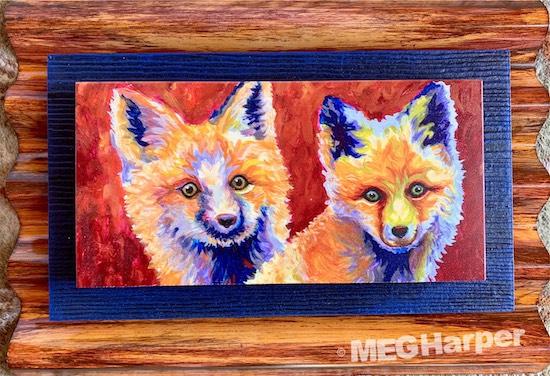 Custom Animal Painting_Tile Print_Fantastic Baby Fox