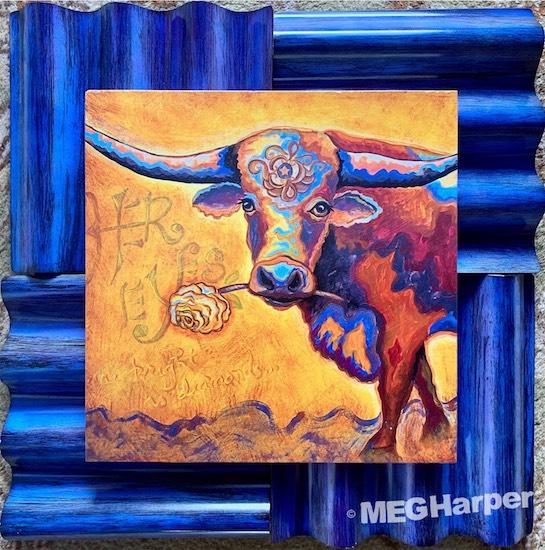 Custom Animal Painting_Tile Print_Her Eyes