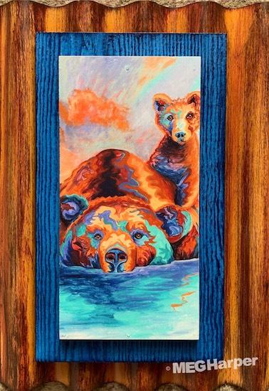 Custom Animal Painting_Tile Print_Peaceful, Easy Feelin’