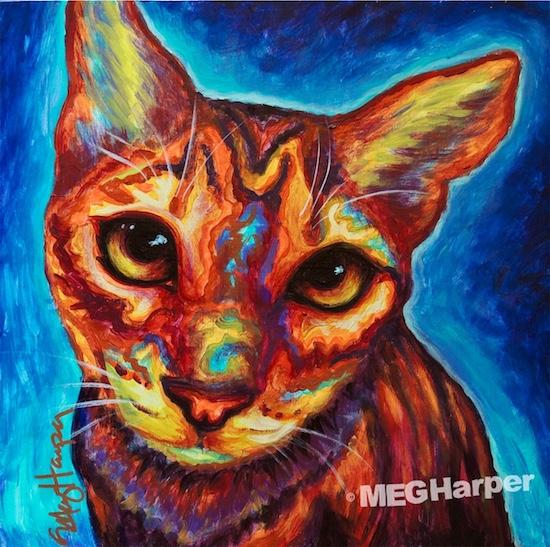 Custom Pet Portrait_Cat_Twigs