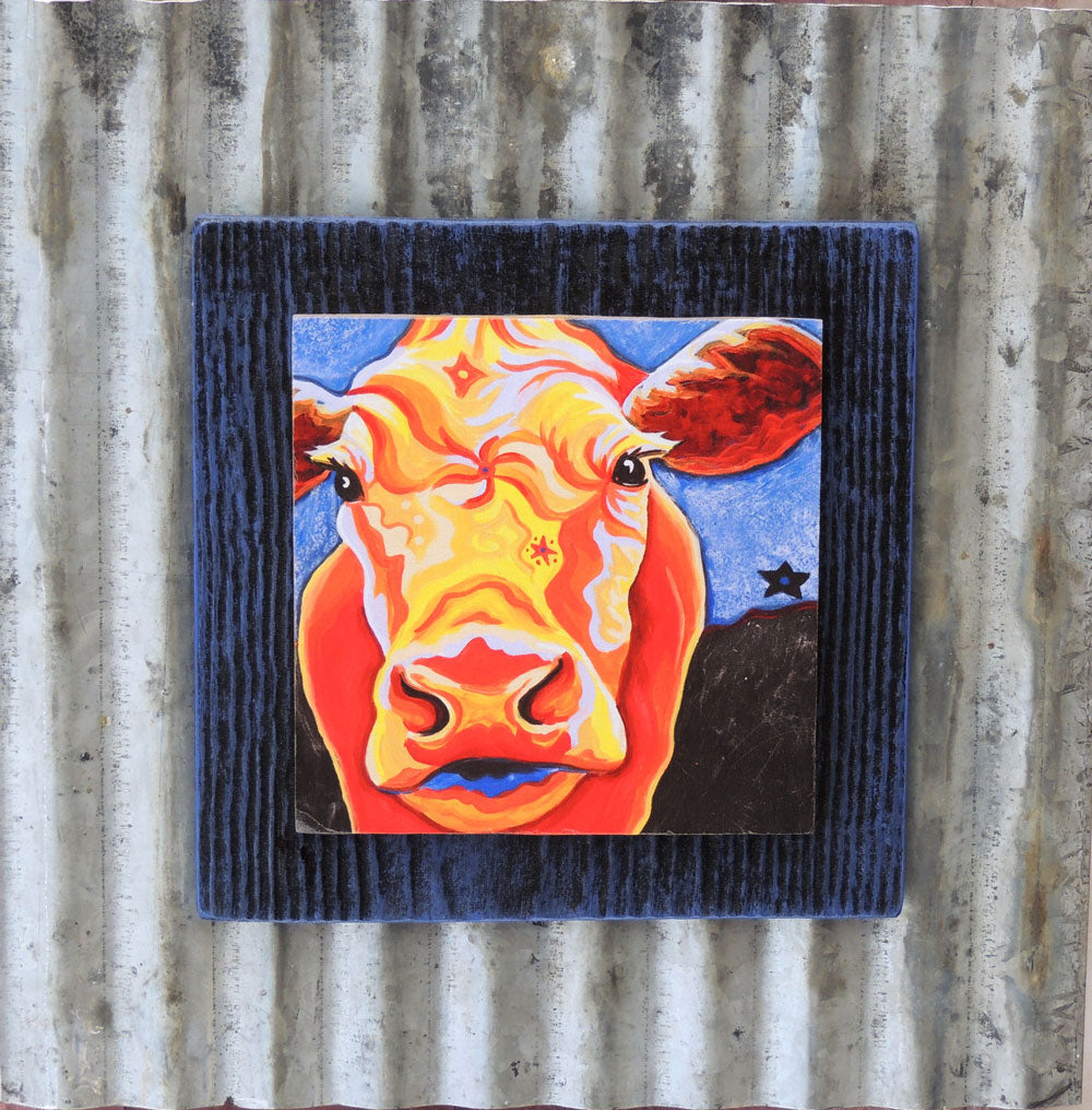 Custom Animal Painting_Cow_Hew Heifer