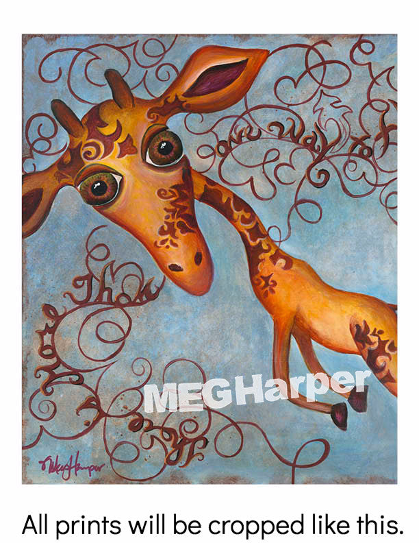 Custom Animal Painting_Giraffe_There's More Than One Way to Fly