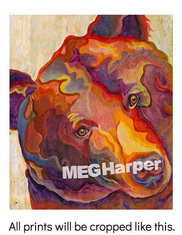 Custom Animal Painting_Bear_Grizzly Bear