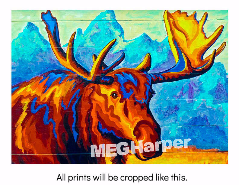 Custom Animal Painting_Moose_A Local Legend