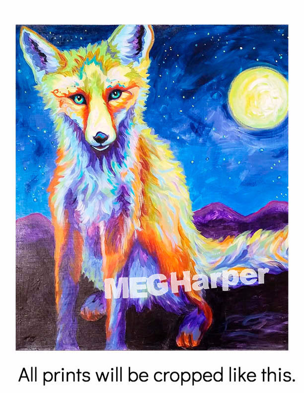 Custom Animal Painting_Fox_Brush With Serenity