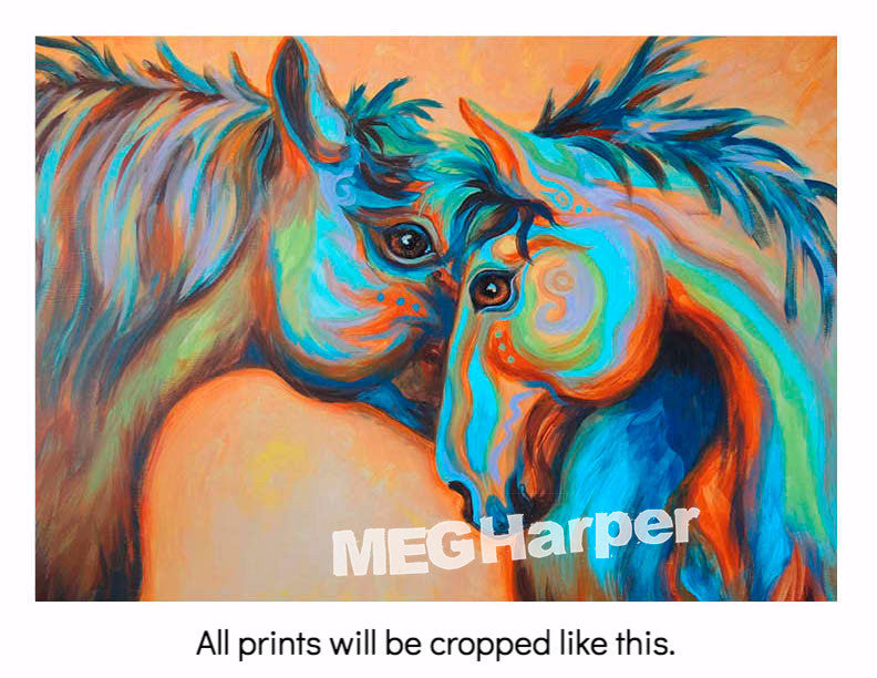 Custom Animal Painting_Horse_Tenderness