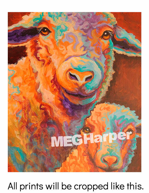 Custom Animal Painting_Sheep_Thinking of Ewe