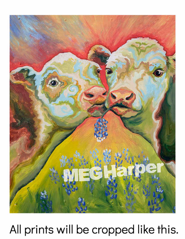 Custom Animal Painting_Cow_Sharing the Love