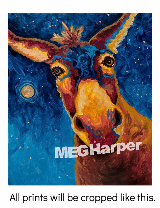 Custom Animal Painting_Donkey_In Your Face With Grace