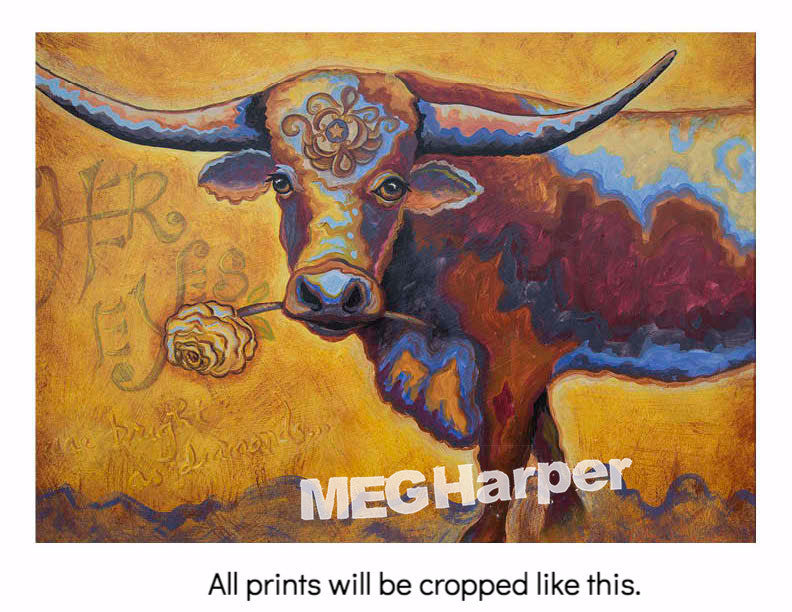 Custom Animal Painting_Cow_Her Eyes