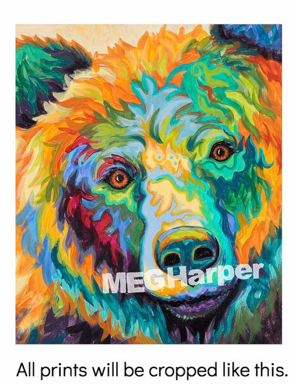 Custom Animal Painting_Bear_Can't Bear it Without You