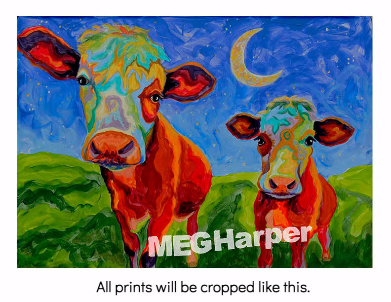 Custom Animal Painting_Cow_Moo Dance