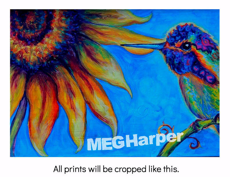 Custom Animal Painting_Hummingbird_Good Vibrations