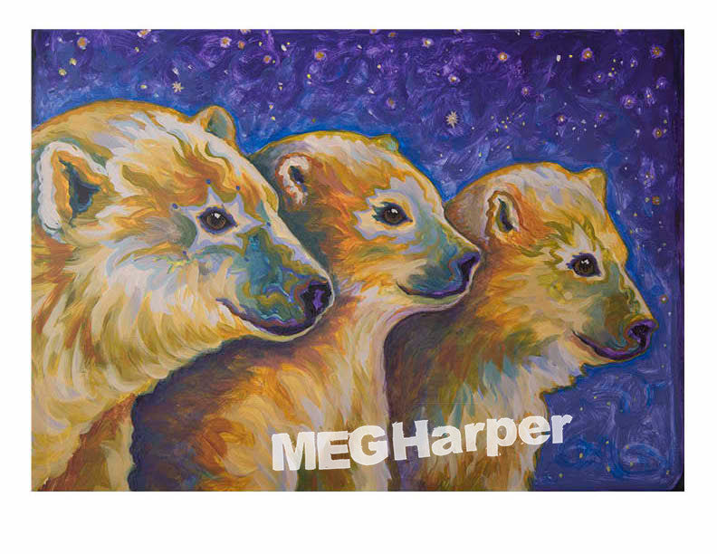 Custom Animal Painting_Polar Bear_Finding Your North Star