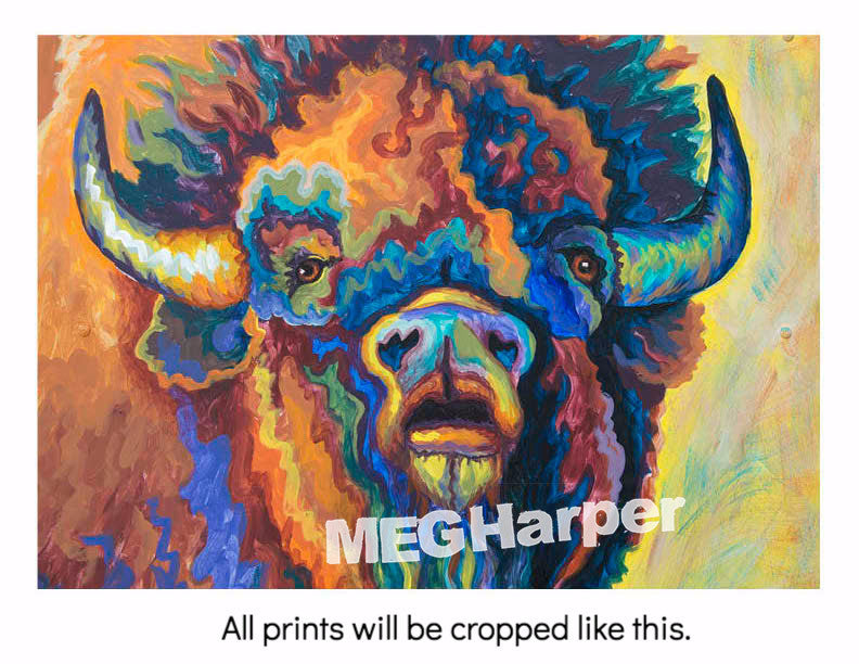 Custom Animal Painting_Buffalo_OM on the Range