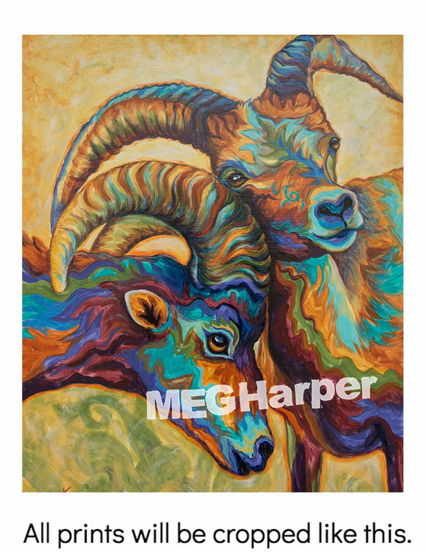 Custom Animal Painting_Ram_Love