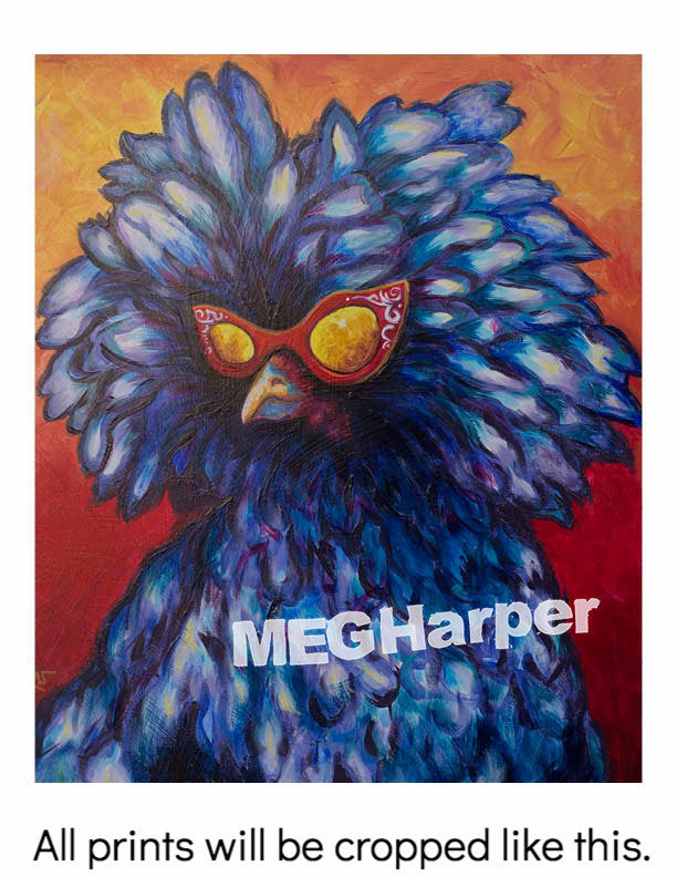Custom Animal Painting_Chicken_Futures So Bright