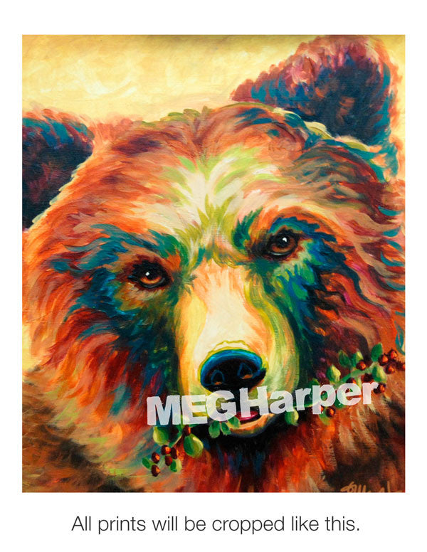 Custom Animal Painting_Bear_I'll be your Hucklebeary