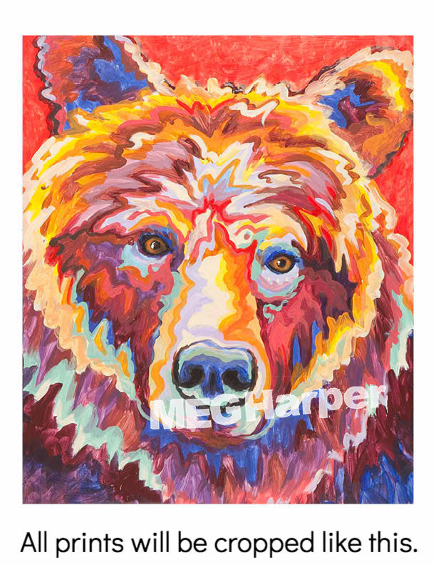 Custom Animal Painting_Bear_Bearing it All