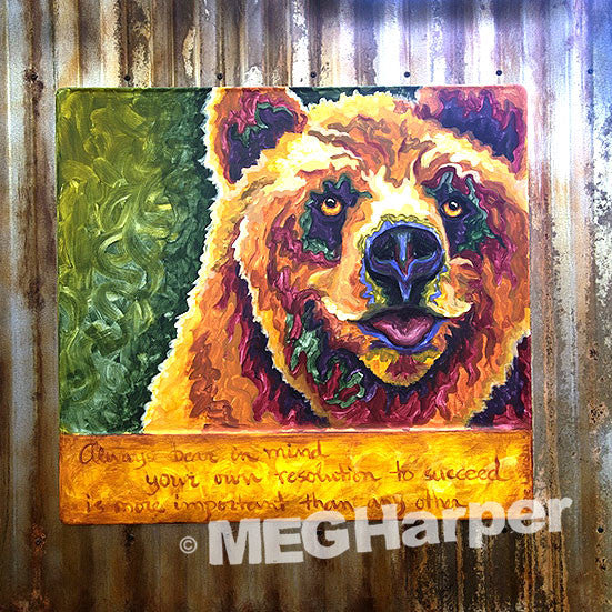 Custom Animal Painting_Bear_Bear in Mind