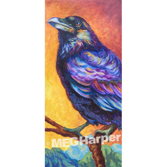 Custom Animal Painting_Bird_Blue Feather Spirit