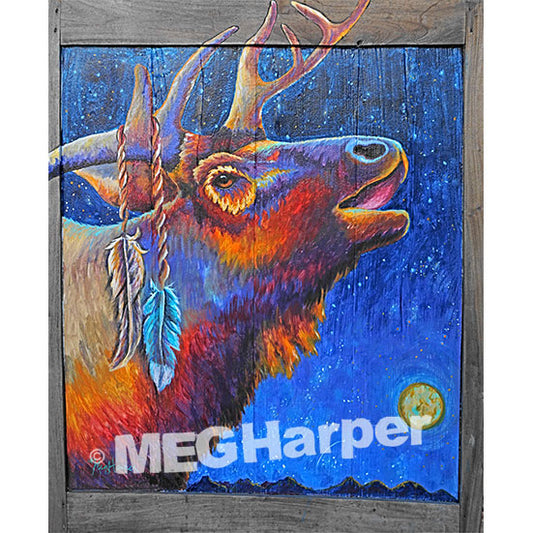Custom Animal Painting_Elk_Join Me in This Universe