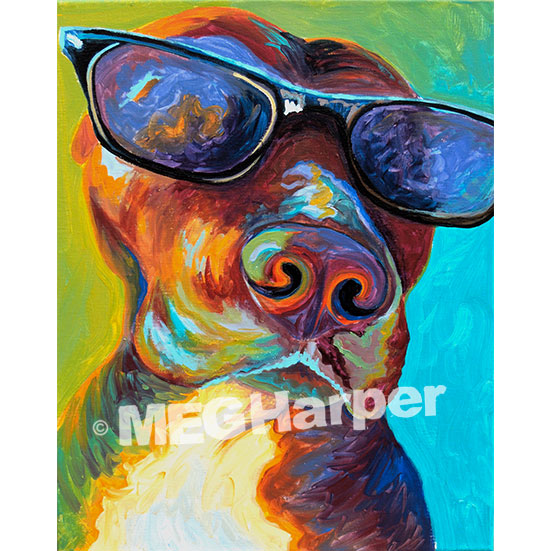 Custom Pet Portrait_Dog_Cool Breeze