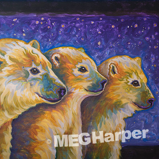 Custom Animal Painting_Polar Bear_Finding Your North Star