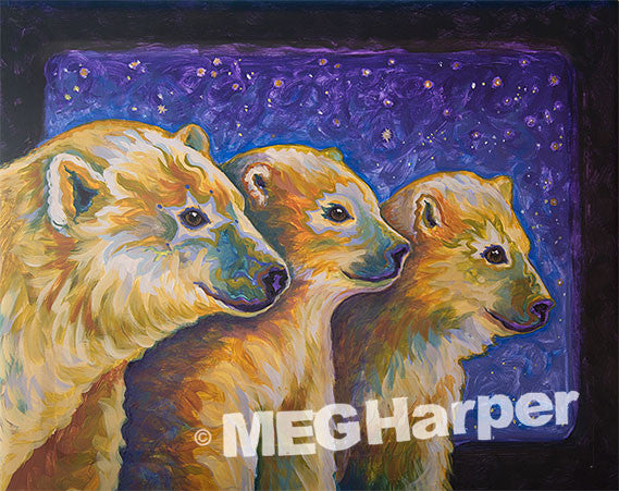 Custom Animal Painting_Polar Bear_Finding Your North Star