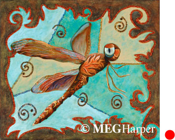 Custom Animal Painting_Dragon Fly_Flight of Awakening