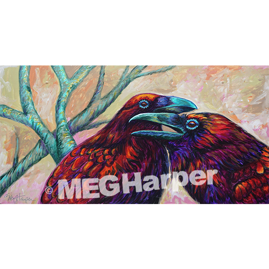 Custom Animal Painting_Bird_Forever Friends
