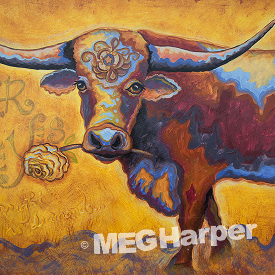 Custom Animal Painting_Cow_Her Eyes