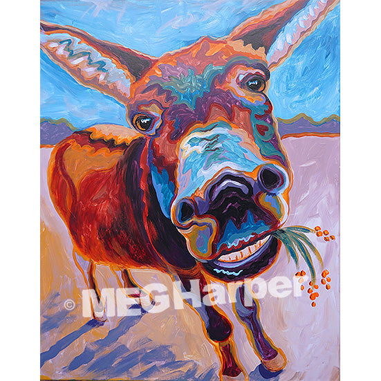 Custom Animal Painting_Donkey_Love You With All My Ass