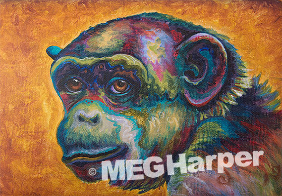 Custom Animal Painting_Monkey_Inspiring Random Acts of Cleverness