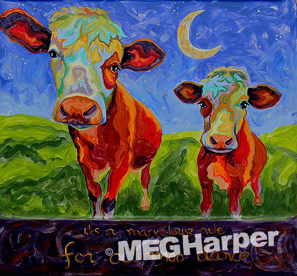 Custom Animal Painting_Cow_Moo Dance