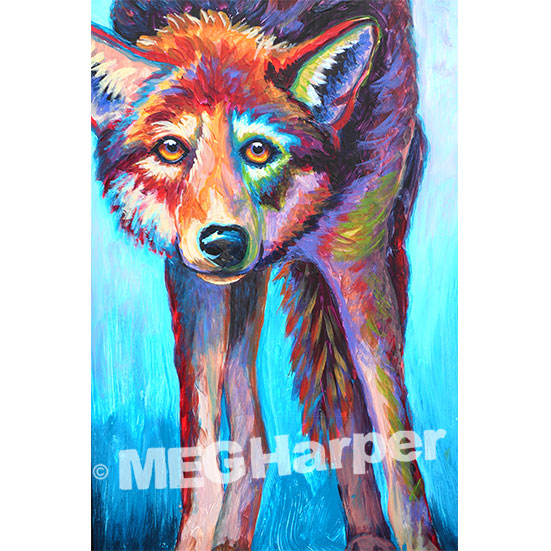 Custom Animal Painting_Wolf_On The Verge