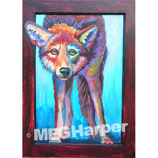 Custom Animal Painting_Wolf_On The Verge