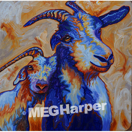 Custom Animal Painiting_Goat_The Power of Love