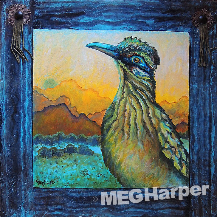 Custom Animal Painting_Bird_Quick Witted Wonder