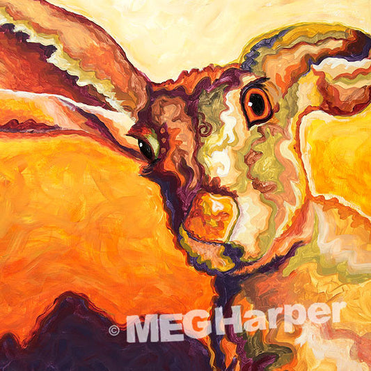 Custom Animal Painting_Rabbit_Run Baby Run