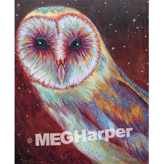 Custom Animal Painting_Bird_Sacred Galaxy Guide