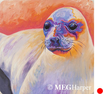 Custom Animal Painting_Seal_Sealed With a Kiss