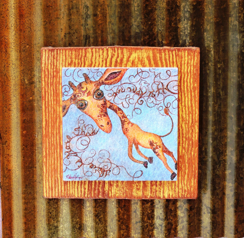 Custom Animal Painting_Giraffe_There's More Than One Way to Fly