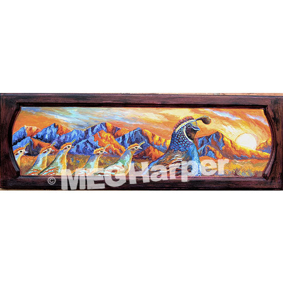 Custom Animal Painting_Quail_Where You Go We Will Follow