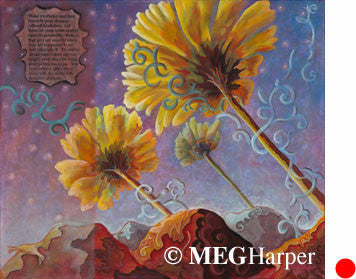 Custom Landscape Painting_Flowers_3 Sisters Growing